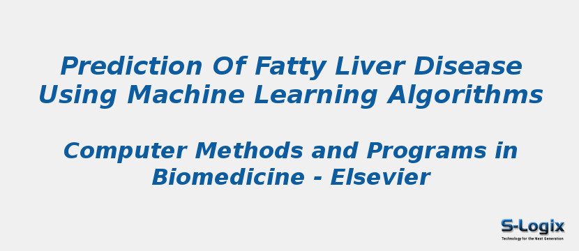 Prediction Of Fatty Liver Disease Using Machine Learning Algorithms