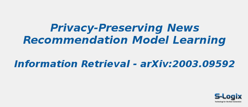 Privacy-Preserving News Recommendation Model Learning