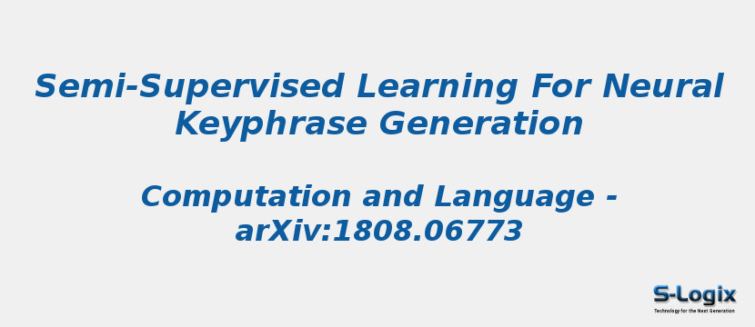 Semi-Supervised Learning For Neural Keyphrase Generation