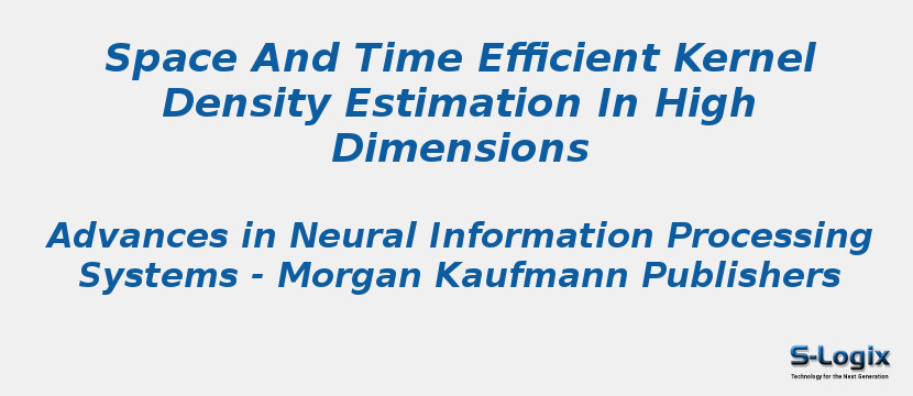 Space And Time Efficient Kernel Density Estimation In High Dimensions