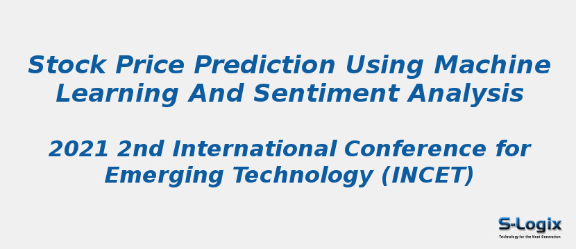 Stock Price Prediction Using Machine Learning And Sentiment Analysis Stock Price Prediction Using Machine Learning And Sentiment Analysis