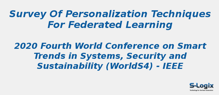 Survey Of Personalization Techniques For Federated Learning