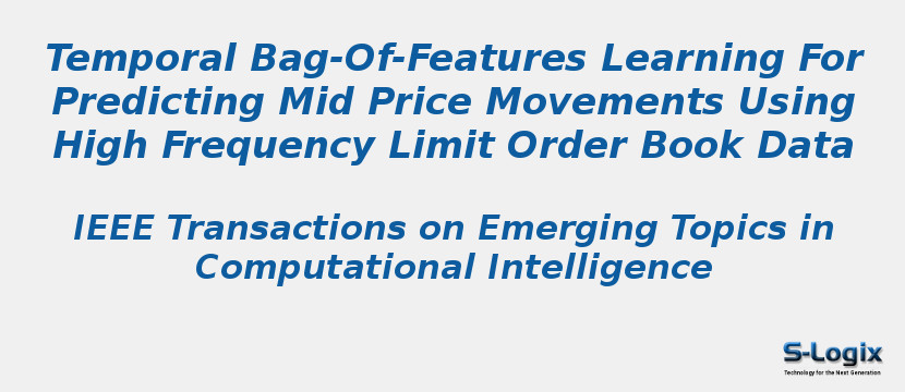 Temporal Bag-Of-Features Learning For Predicting Mid Price Movements Using High Frequency Limit Order Book Data