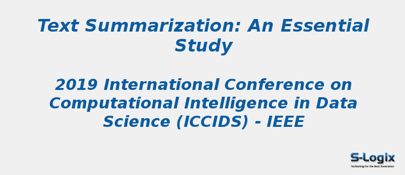 Text Summarization: An Essential Study