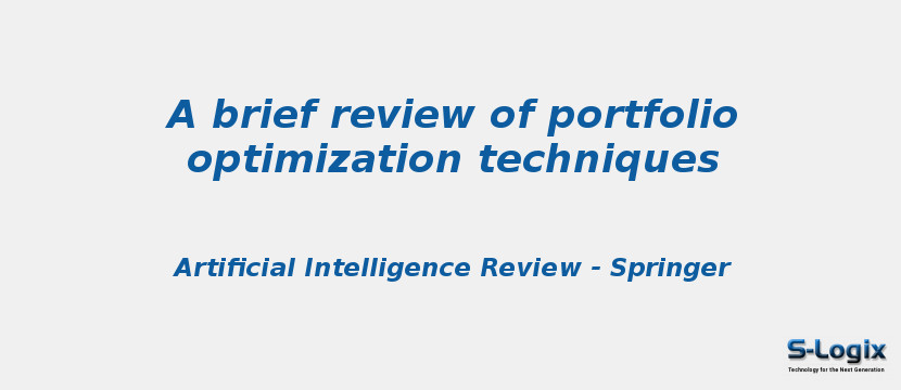 A brief review of portfolio optimization techniques