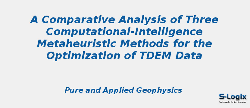 A Comparative Analysis of Three Computational-Intelligence Metaheuristic Methods for the Optimization of TDEM Data