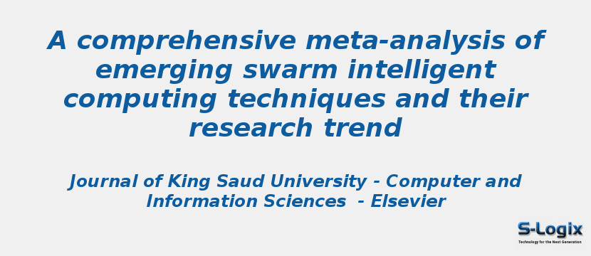 A comprehensive meta-analysis of emerging swarm intelligent computing techniques and their research trend