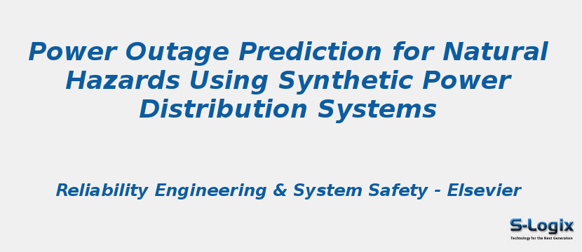 Power Outage Prediction for Natural Hazards Using Synthetic Power Distribution Systems