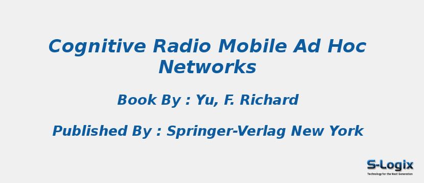 Cognitive Radio Mobile Ad Hoc Networks