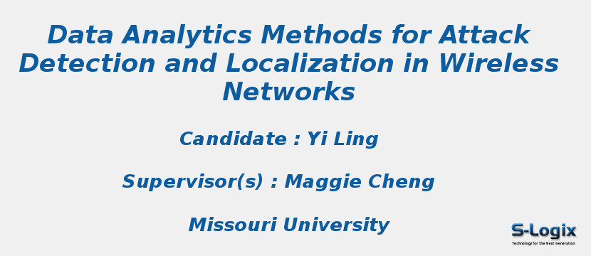 Data Analytics Methods for Attack Detection and Localization in Wireless Networks