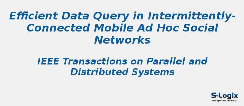 Efficient Data Query in Intermittently-Connected Mobile Ad Hoc Social Networks