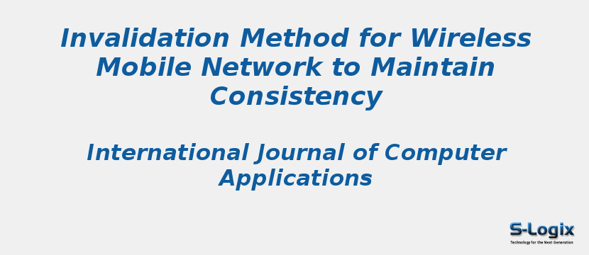 Invalidation Method for Wireless Mobile Network to Maintain Consistency