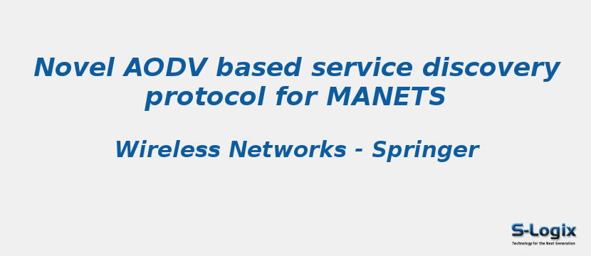 Novel AODV based service discovery protocol for MANETS