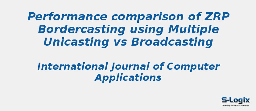 Performance comparison of ZRP Bordercasting using Multiple Unicasting vs Broadcasting