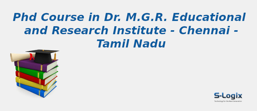 Dr. M.G.R. Educational and Research Institute - Chennai - Tamil Nadu