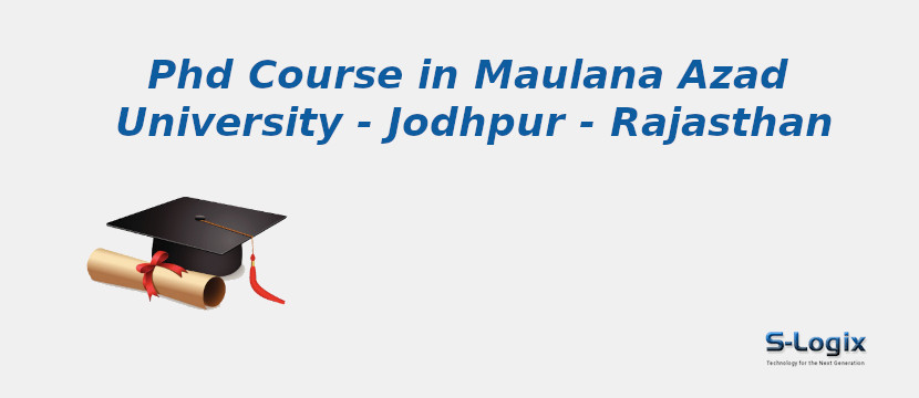 Maulana Azad University - Jodhpur - Rajasthan