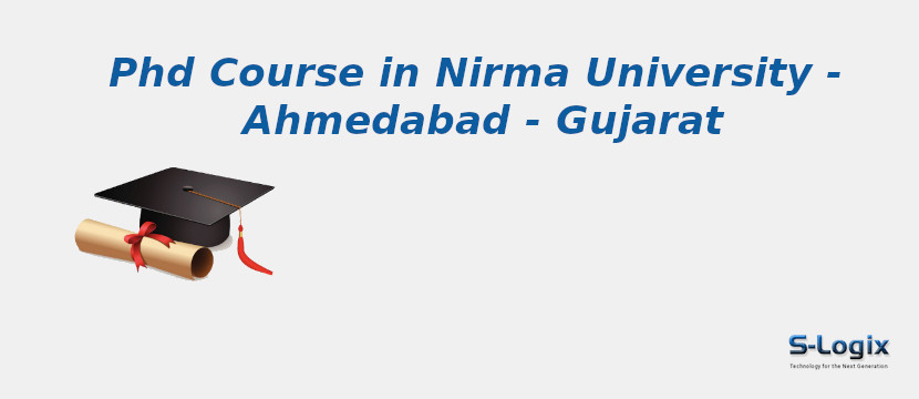 phd in nirma university