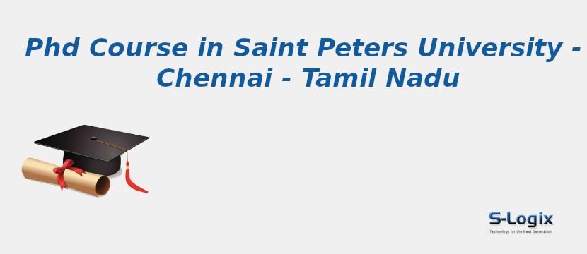 Saint Peters University - Chennai - Tamil Nadu