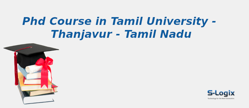how to do phd in tamil nadu