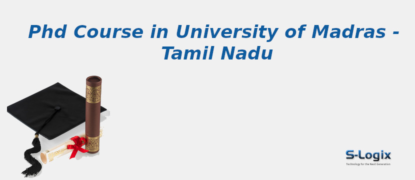 madras university phd thesis in tamil