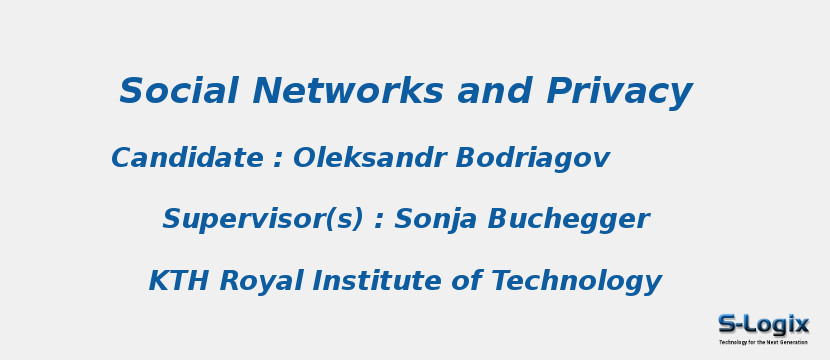 Social Networks and Privacy