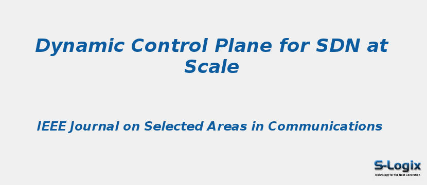 Dynamic Control Plane for SDN at Scale