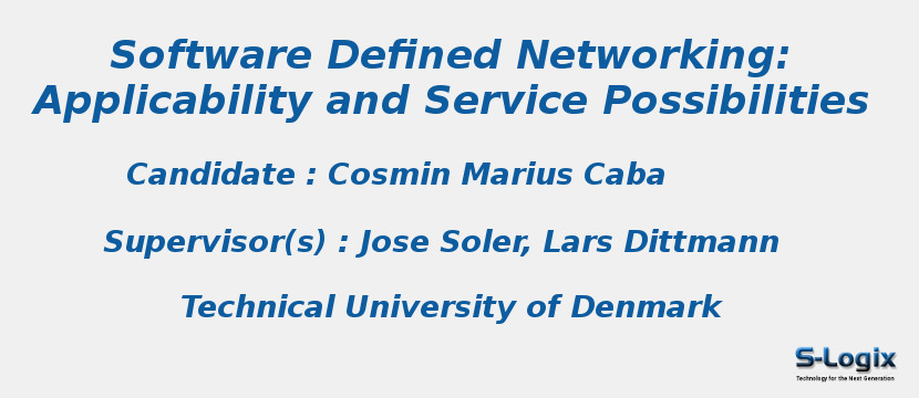 Software Defined Networking: Applicability and Service Possibilities	