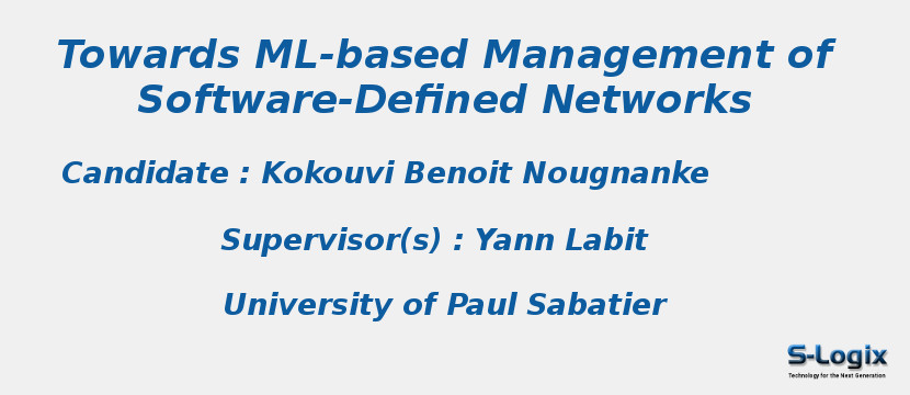  Towards ML-based Management of Software-Defined Networks