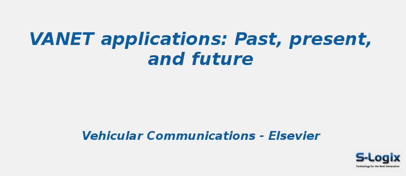 VANET applications: Past, present, and future