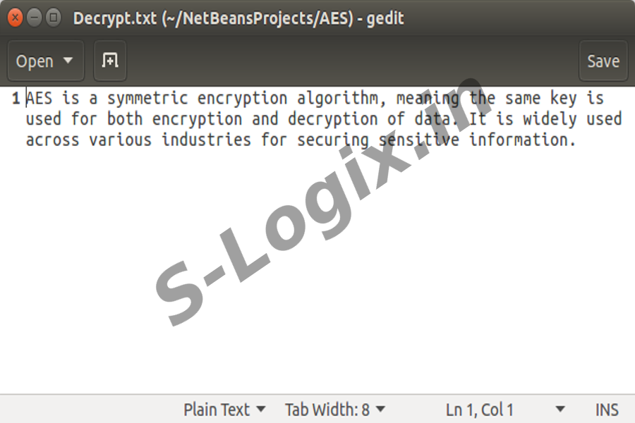 Encrypt and Decrypt data using AES18