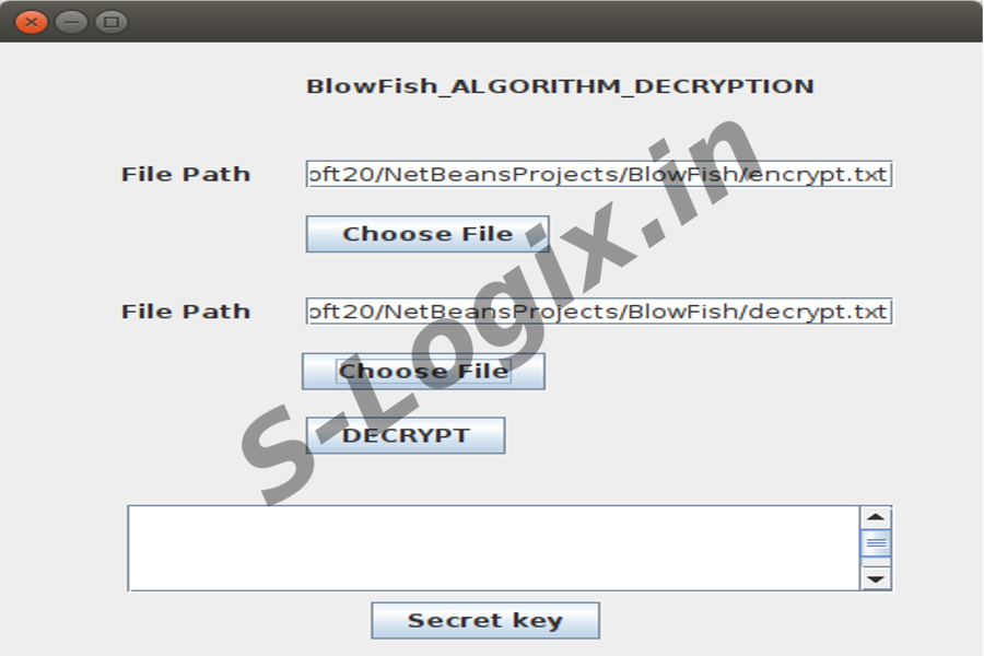 Encrypt and Decrypt data using BlowFish Algorithm11