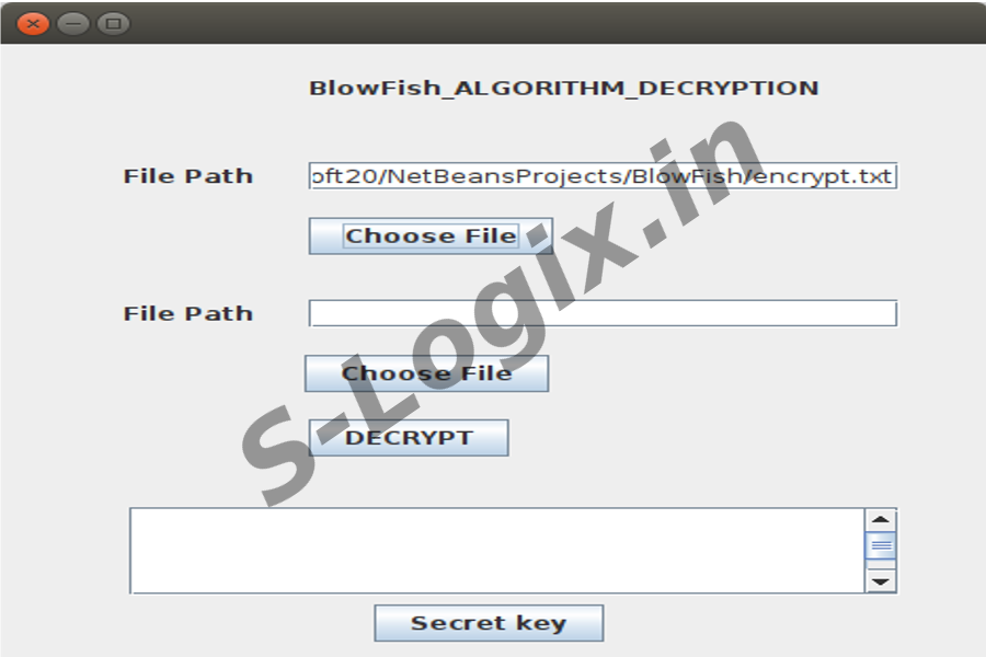 Encrypt and Decrypt data using BlowFish Algorithm9