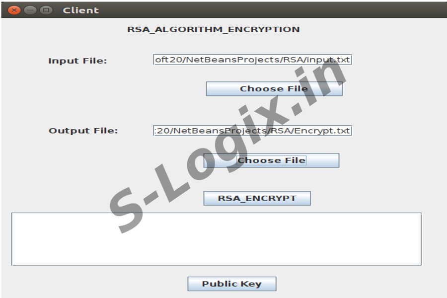 Encrypt and Decrypt data using RSA5