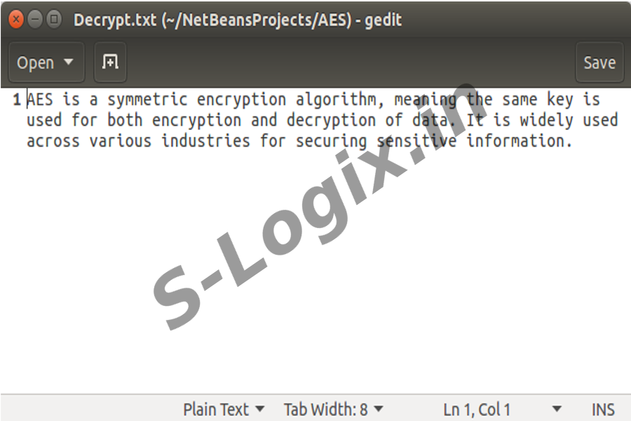 Encrypt and Decrypt data using AES18