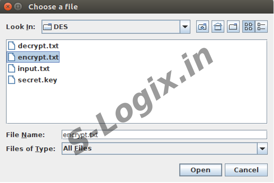 Encrypt and Decrypt data using DES4