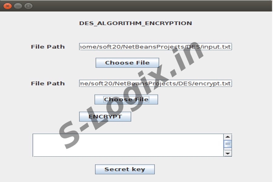 Encrypt and Decrypt data using DES5