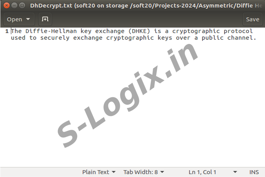 Encrypt and Decrypt data using diffie-hellman-key-exchange-algorithm17