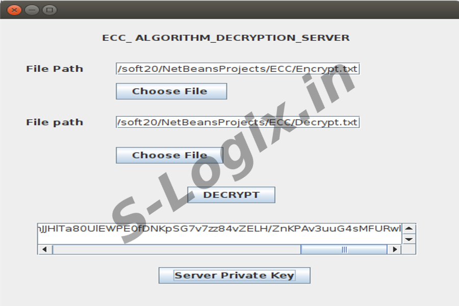 Encrypt and Decrypt data using eliptic-curve-cryptography-algorithm14