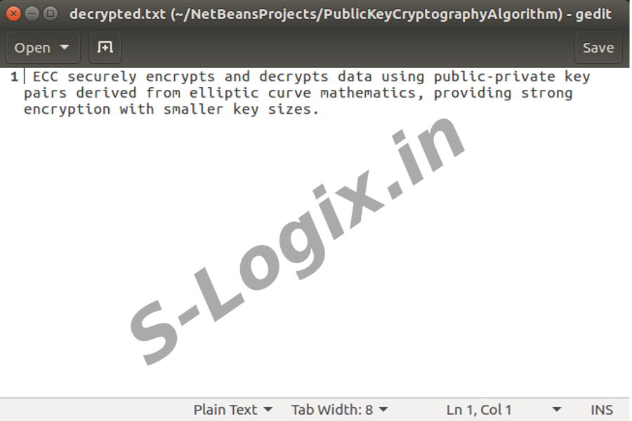 Encrypt and Decrypt data using eliptic-curve-cryptography-algorithm17