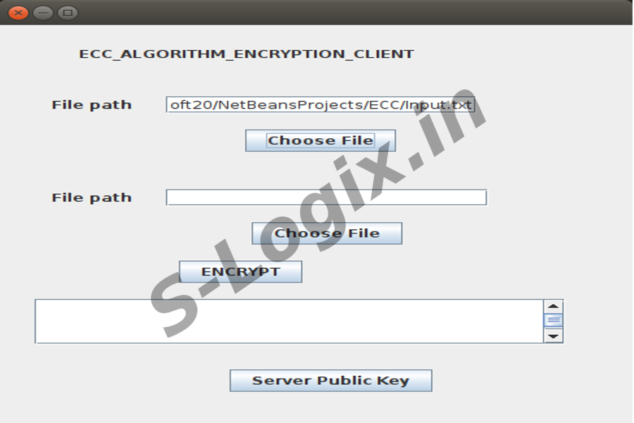 Encrypt and Decrypt data using eliptic-curve-cryptography-algorithm3