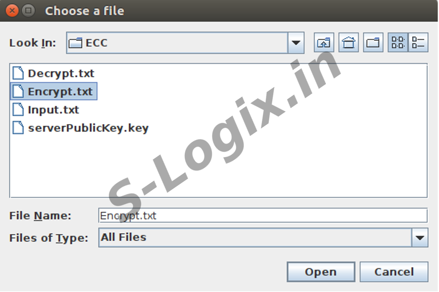 Encrypt and Decrypt data using eliptic-curve-cryptography-algorithm4