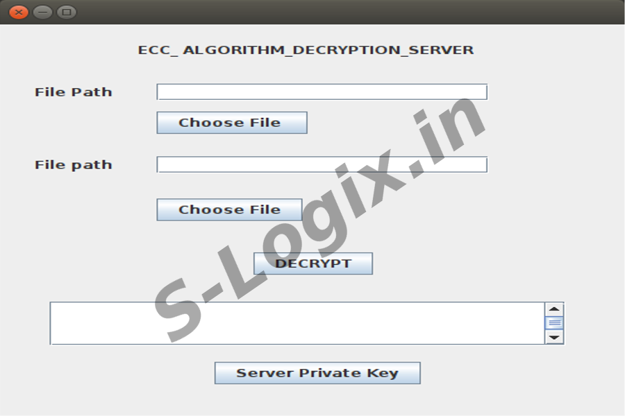 Encrypt and Decrypt data using eliptic-curve-cryptography-algorithm7