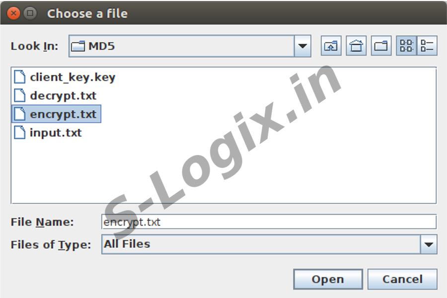 Encrypt and Decrypt data using md54