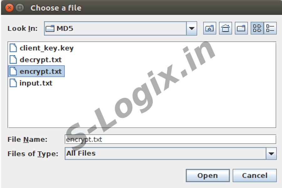 Encrypt and Decrypt data using md58