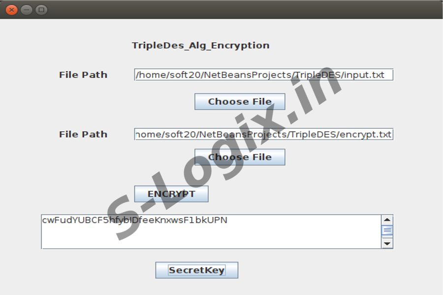 Encrypt and Decrypt data using tripledes13