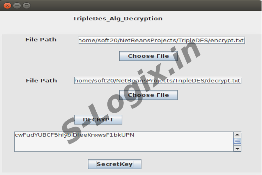 Encrypt and Decrypt data using tripledes14