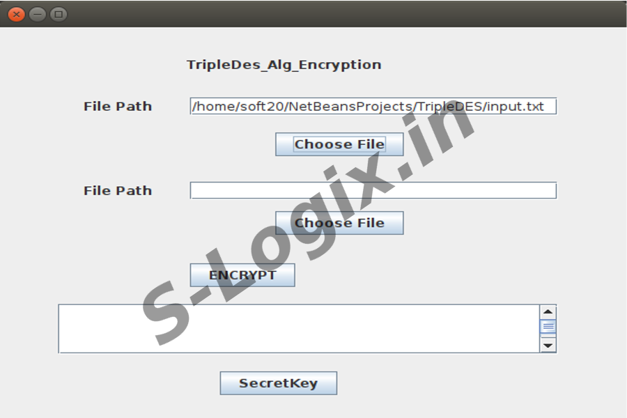 Encrypt and Decrypt data using tripledes3