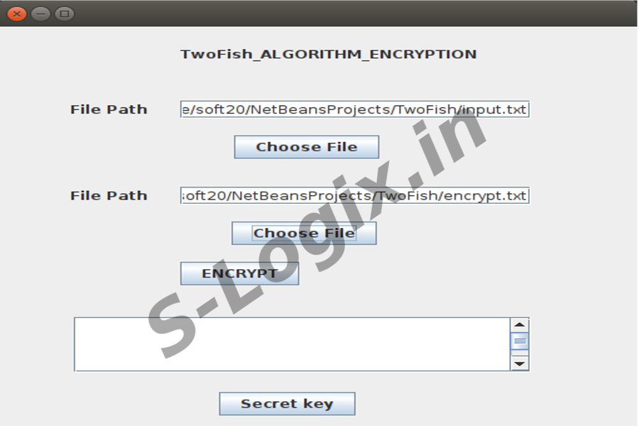 Encrypt and Decrypt data using twofish-algorithm5