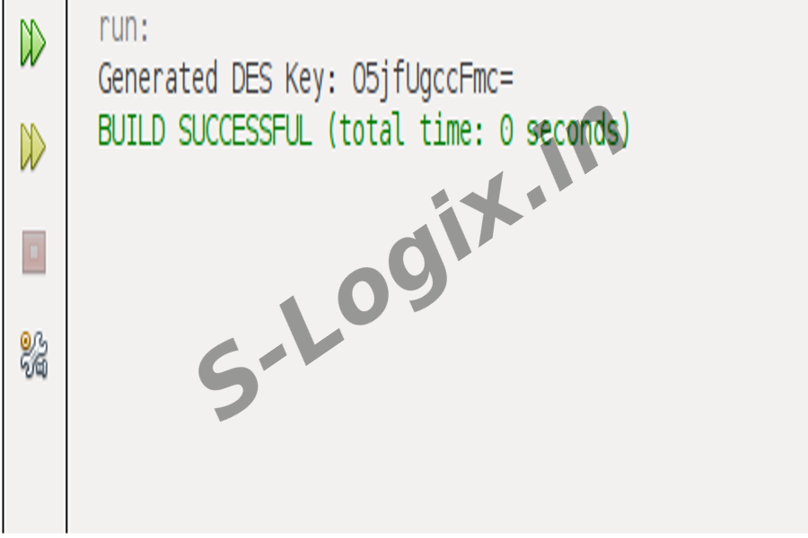 Generate key using DES