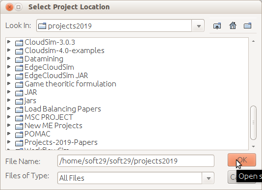 Now select “Java” from catagories box and choose “Java Application” from Projects box. Then click “Next” button